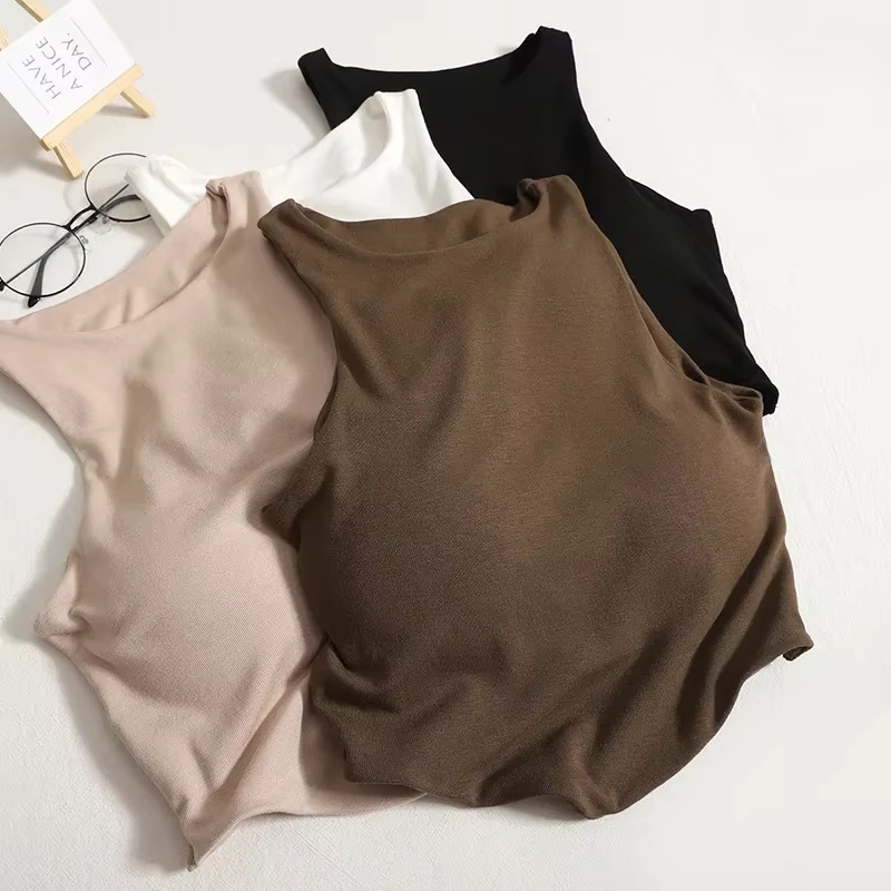 2025 été femmes haut avec bonnets confortable U sport soutien-gorge pour courir Yoga gymnase débardeur