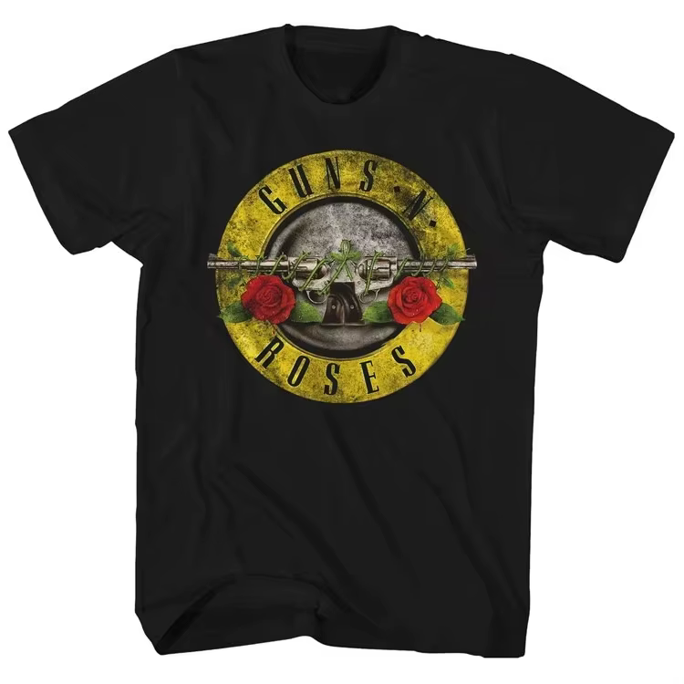 T-shirt vintage Guns N Roses GNR pour homme