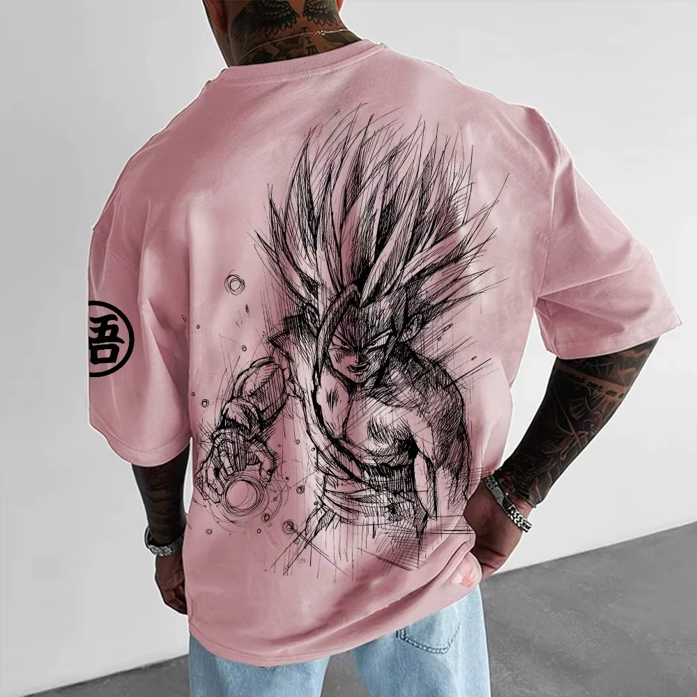 T-shirt sur le thème de Dragon Ball Z - Coton pur