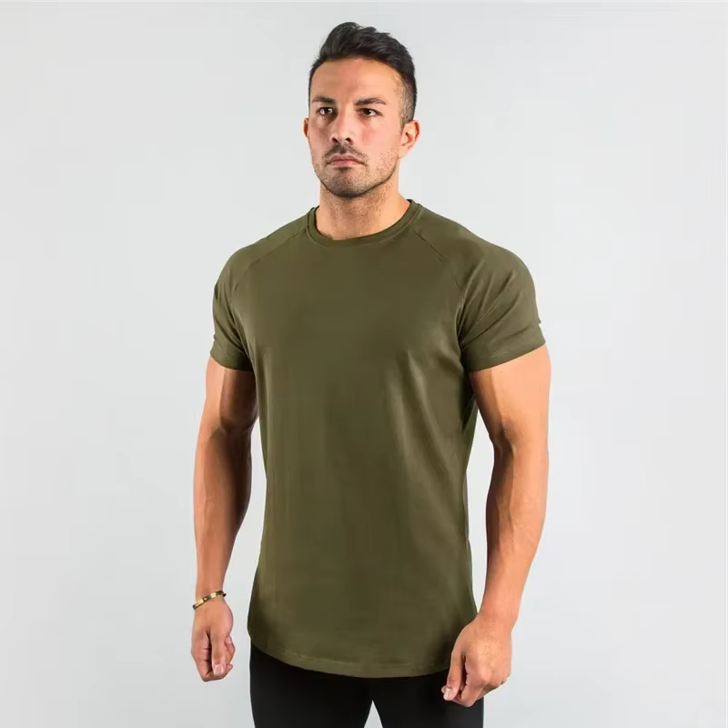 MRMT 2026 Nouveau T-shirt Homme Couleur Unie Lisse Haut de Gamme Fitness