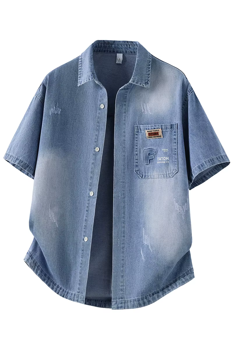 Chemise en jean pour homme