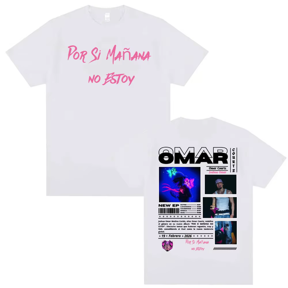 T-shirt graphique Omar Courtz Por Si Manana No Estoy 2026 Tour
