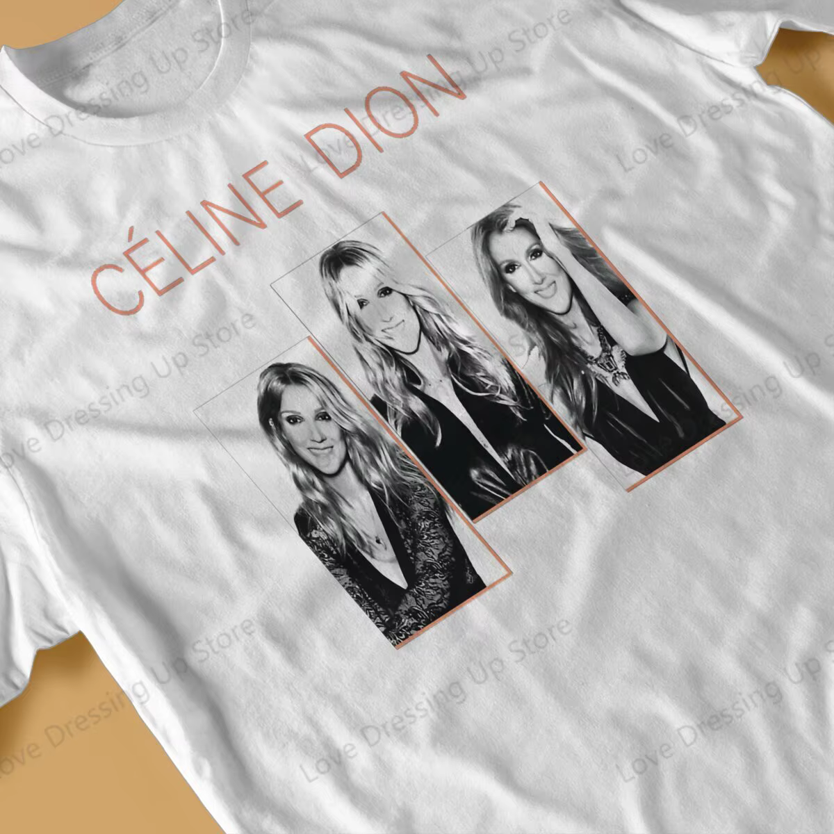 Céline dion métal drôle grand coton imprimé hommes t-shirt à manches courtes t-shirts Titanic film hauts Hipster