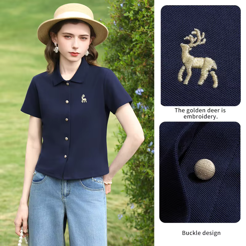 I BELIEVE YOU Polo à manches courtes pour femme