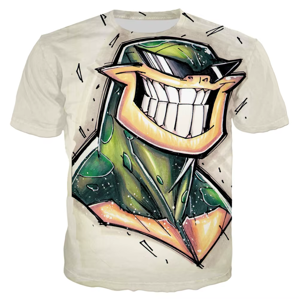 T-shirt manches courtes col rond unisexe, Streetwear, YX Girl, été 2019